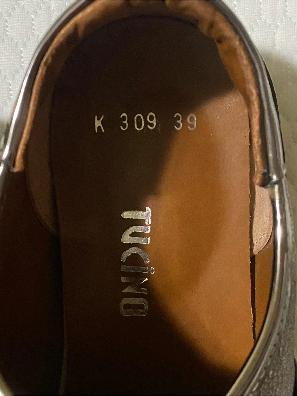 Metallic Bronze Slip-On Loafers with Wide Elastic Strap